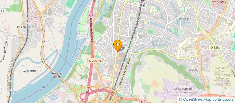 localisation de l'entreprise MADAME MARINE ROUX  VALENCE