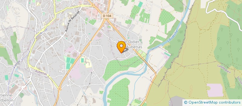 localisation de l'entreprise MADAME MARINE ROUX  SAINT-DIDIER-SOUS-AUBENAS