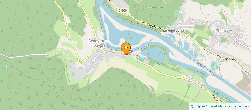 localisation de l'entreprise MADAME MARINE RUEZ  SEXEY-AUX-FORGES