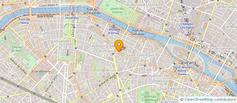 localisation de l'entreprise MADAME MARINE RULA -TOURNADRE  PARIS