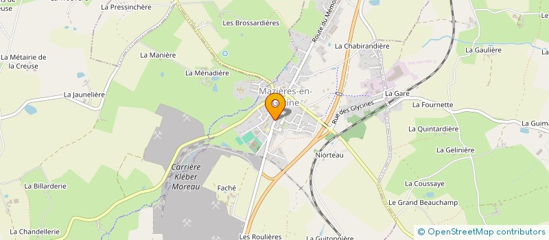 localisation de l'entreprise MADAME MARINE SACRE  MAZIERES-EN-GATINE