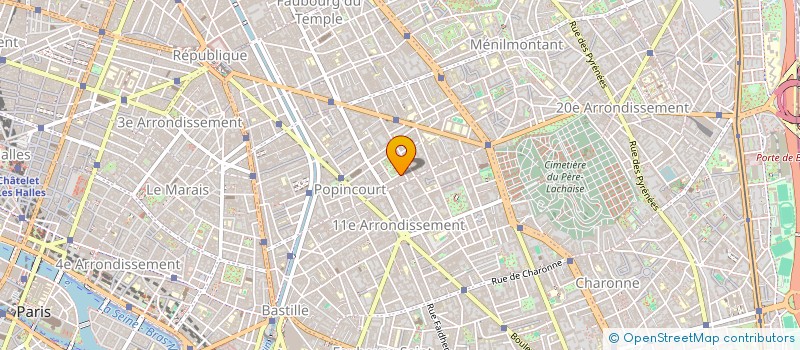 localisation de l'entreprise MADAME MARINE SAGET  PARIS