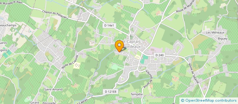 localisation de l'entreprise MADAME MARINE SAINT MARC  SAINT-CAPRAIS-DE-BORDEAUX