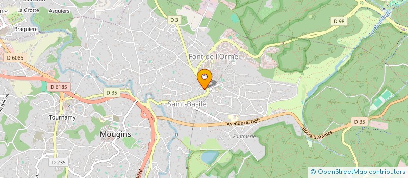 localisation de l'entreprise MADAME MARINE SANTACROCE  MOUGINS