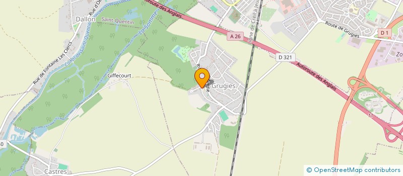 localisation de l'entreprise MADAME MARINE SARRE  GRUGIES