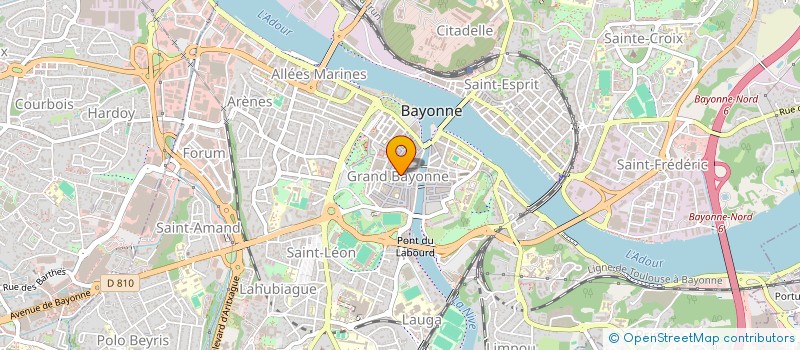 localisation de l'entreprise MADAME MARINE SAUTON à BAYONNE