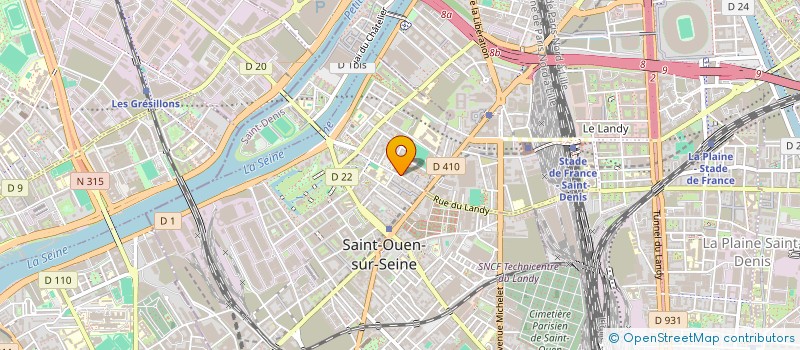 localisation de l'entreprise MADAME MARINE SAUVEGRAIN à SAINT-OUEN-SUR-SEINE