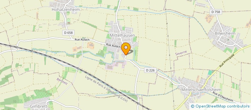 localisation de l'entreprise MADAME MARINE SBINNE  MITTELSCHAEFFOLSHEIM