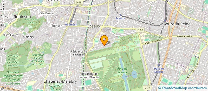 localisation de l'entreprise MADAME MARINE SCATTOLINI à SCEAUX