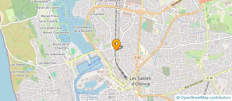 localisation de l'entreprise MADAME MARINE SCHAFFHAUSER à LES SABLES D'OLONNE