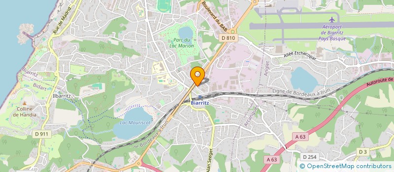 localisation de l'entreprise MADAME MARINE SCHERER à BIARRITZ