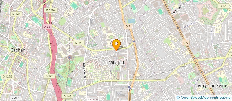 localisation de l'entreprise MADAME MARINE SCHMOLL  VILLEJUIF