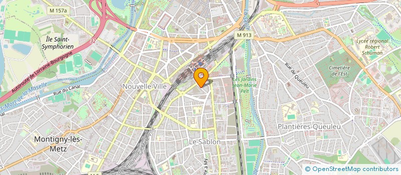 localisation de l'entreprise MADAME MARINE SCHNEIDER  METZ