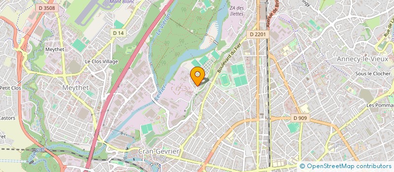 localisation de l'entreprise MADAME MARINE SENDEN à ANNECY