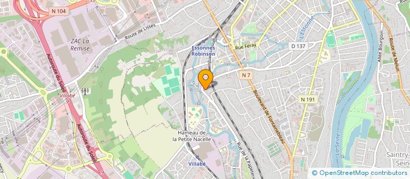 localisation de l'entreprise MADAME MARINE SERAPHIN à CORBEIL-ESSONNES