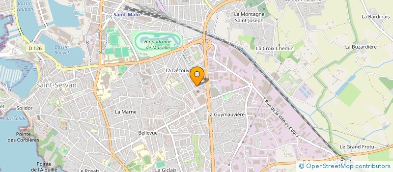 localisation de l'entreprise MADAME MARINE SERPETTE  SAINT-MALO