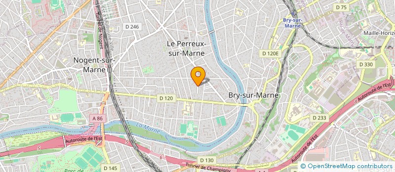 localisation de l'entreprise MADAME MARINE SERRE à LE PERREUX-SUR-MARNE