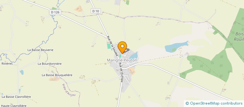 localisation de l'entreprise MADAME MARINE SEYEUX  MARIGNE-PEUTON