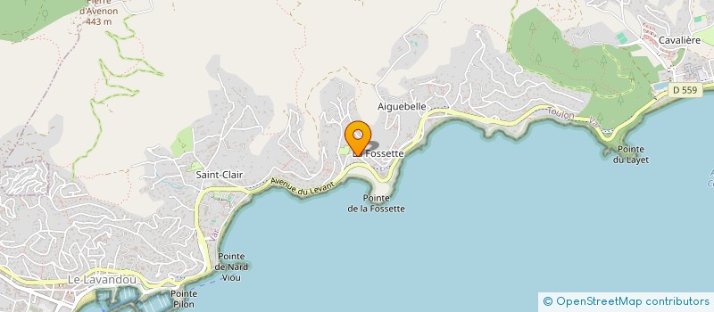 localisation de l'entreprise MADAME MARINE SIMON à LE LAVANDOU