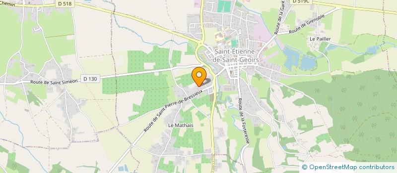 localisation de l'entreprise MADAME MARINE SIMON  SAINT-ETIENNE-DE-SAINT-GEOIRS