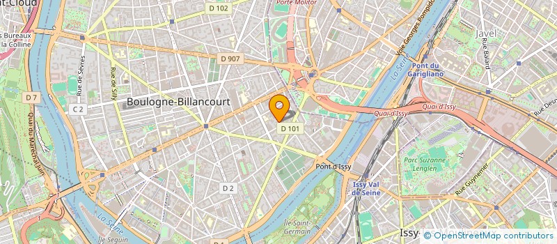 localisation de l'entreprise MADAME MARINE SIMONNET à BOULOGNE-BILLANCOURT