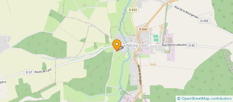 localisation de l'entreprise MADAME MARINE SIOUR  LA NEUVE-LYRE