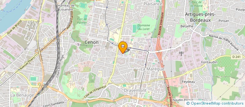 localisation de l'entreprise MADAME MARINE SIREROL  CENON