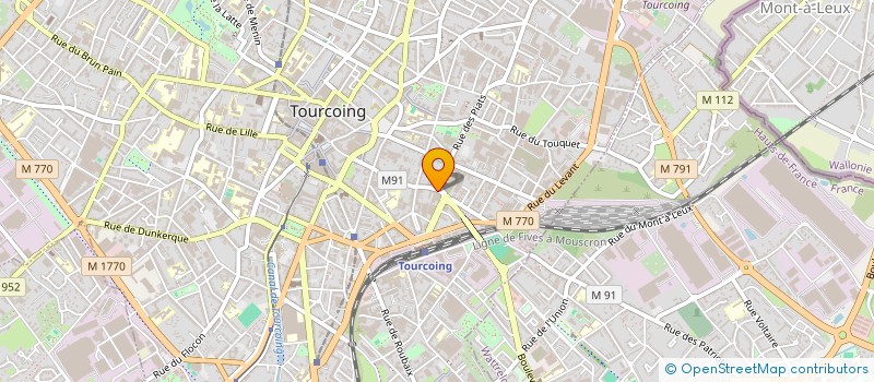 localisation de l'entreprise MADAME MARINE SNOECK  TOURCOING