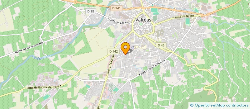 localisation de l'entreprise MADAME MARINE SOISSONS à VALREAS