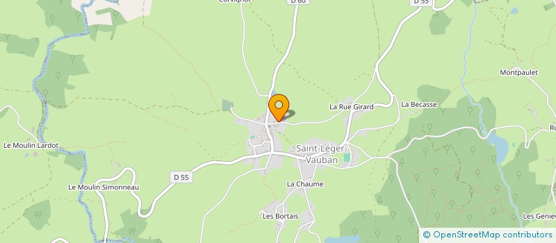 localisation de l'entreprise MADAME MARINE SOUPAULT  SAINT-LEGER-VAUBAN