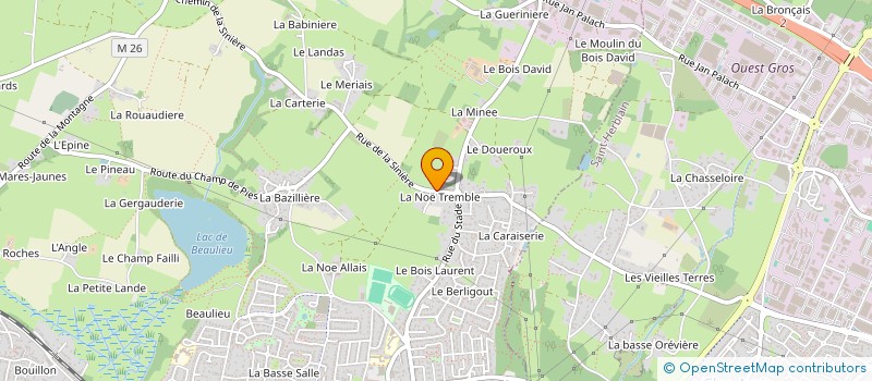 localisation de l'entreprise MADAME MARINE SOURGET à COUERON