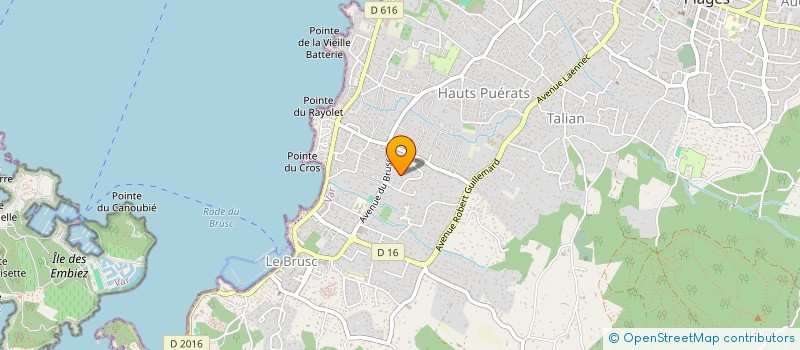 localisation de l'entreprise MADAME MARINE SOURIN à SIX-FOURS-LES-PLAGES