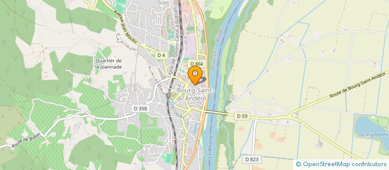 localisation de l'entreprise MADAME MARINE STANGHELLINI  BOURG-SAINT-ANDEOL