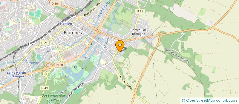 localisation de l'entreprise MADAME MARINE STANORD  ETAMPES