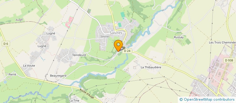 localisation de l'entreprise MADAME MARINE SUIRE  SAIVRES