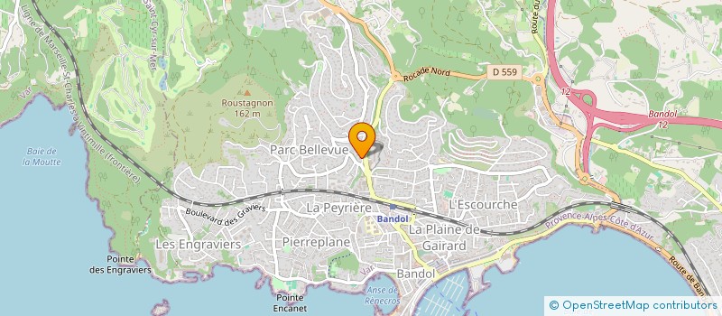 localisation de l'entreprise MADAME MARINE SYLVIE HERY à BANDOL