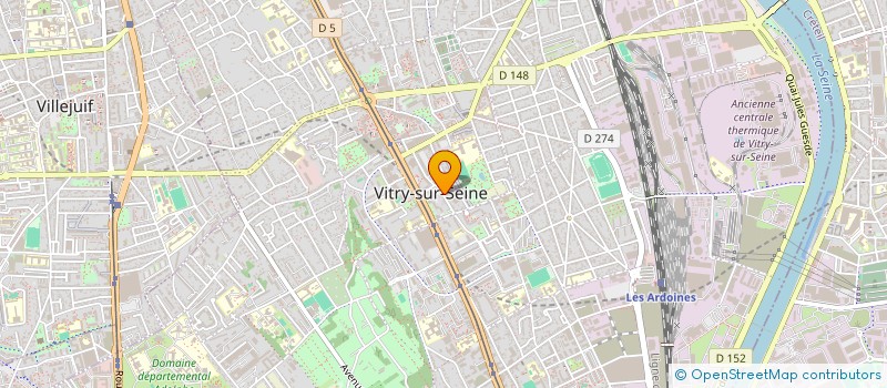 localisation de l'entreprise MADAME MARINE TANGUY à VITRY-SUR-SEINE
