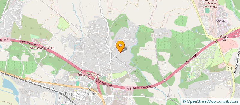 localisation de l'entreprise MADAME MARINE TECHER PASQUIER  PUGET-SUR-ARGENS