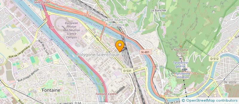 localisation de l'entreprise MADAME MARINE TEIXEIRA REBELO à GRENOBLE