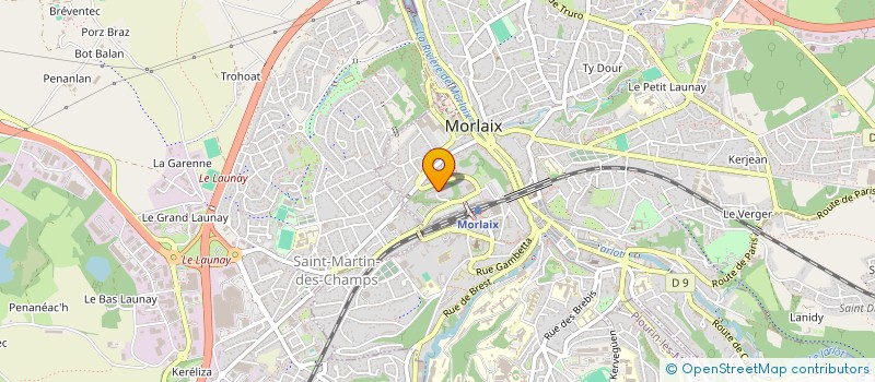 localisation de l'entreprise MADAME MARINE TELLIER  MORLAIX