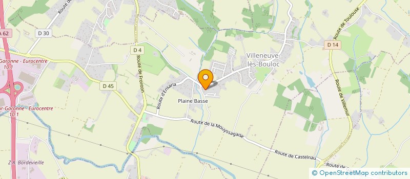 localisation de l'entreprise MADAME MARINE TEMOTEO MIGUEL  VILLENEUVE-LES-BOULOC