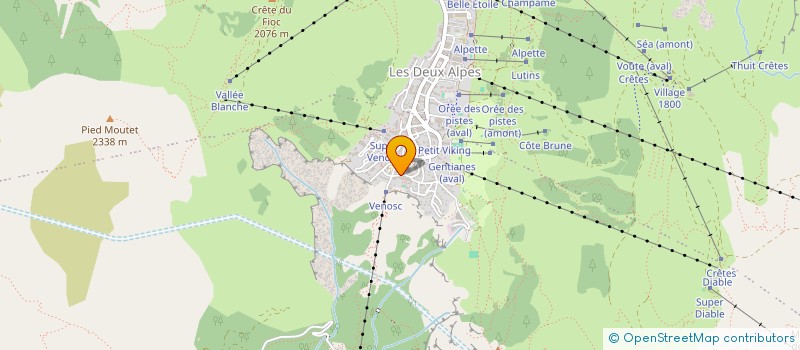 localisation de l'entreprise MADAME MARINE TENAILLE  LES DEUX ALPES