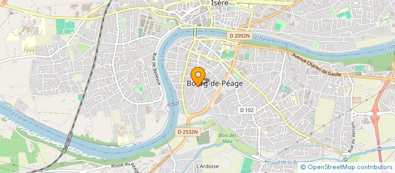 localisation de l'entreprise MADAME MARINE TESTON  BOURG-DE-PEAGE