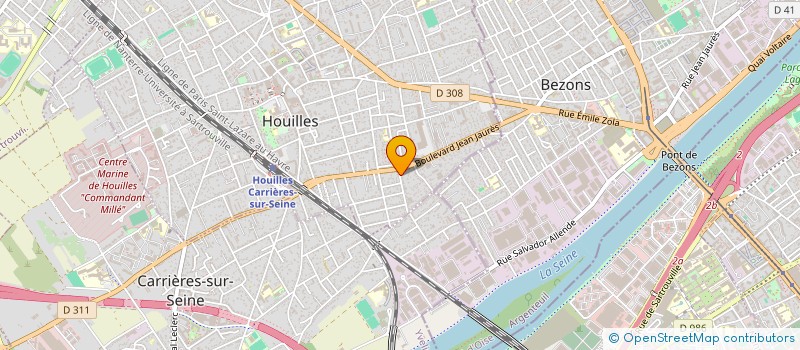 localisation de l'entreprise MADAME MARINE TETEDOIE  HOUILLES