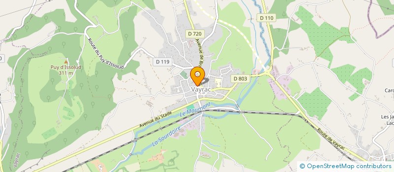 localisation de l'entreprise MADAME MARINE TEULET à BLAYE