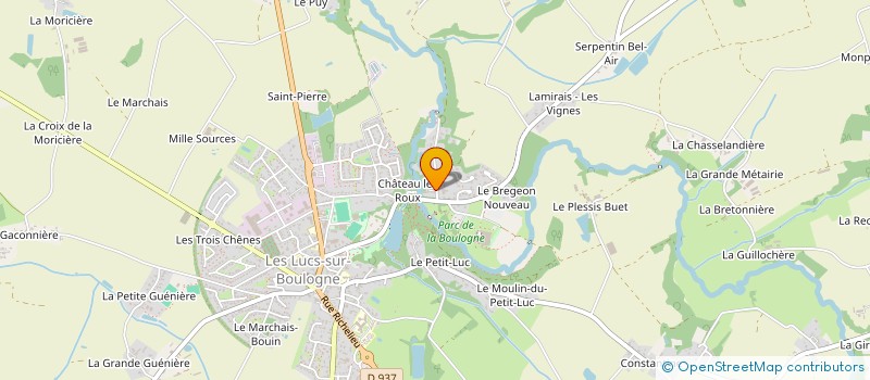 localisation de l'entreprise MADAME MARINE THEBAUDEAU  LES LUCS-SUR-BOULOGNE