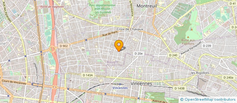 localisation de l'entreprise MADAME MARINE THELLIER à MONTREUIL