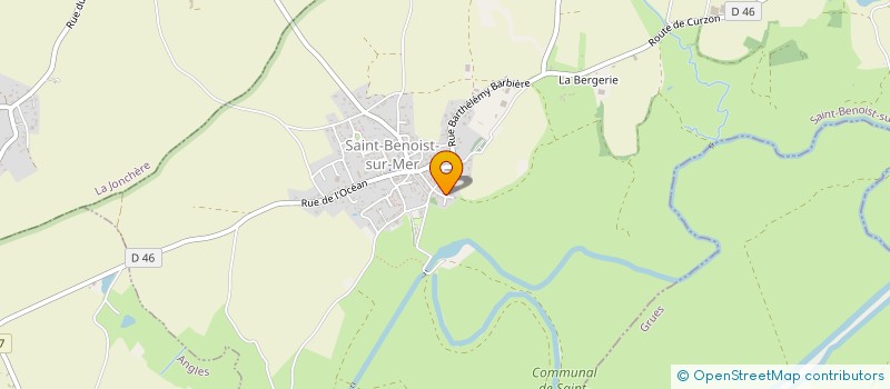 localisation de l'entreprise MADAME MARINE THEOBALD  SAINT-BENOIST-SUR-MER