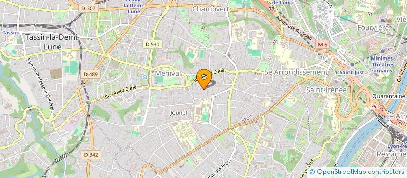 localisation de l'entreprise MADAME MARINE THEVENOT à LYON