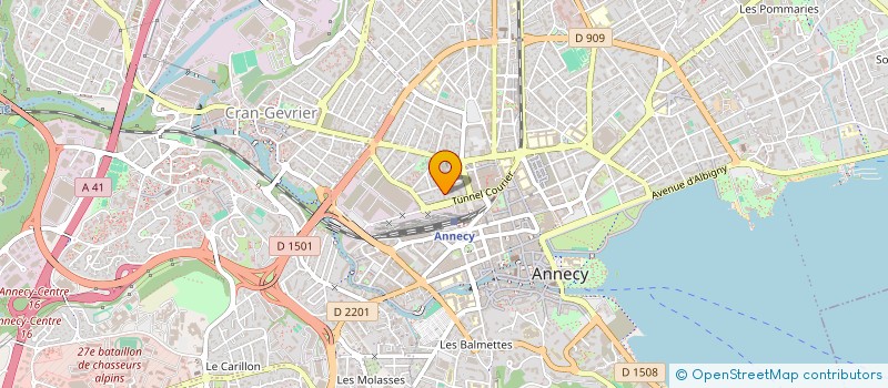 localisation de l'entreprise MADAME MARINE THEVIN à ANNECY